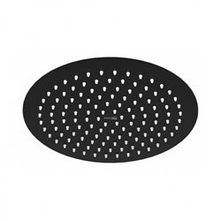 Верхний душ WasserKRAFT A258 круглый 248 мм, цвет черный матовый