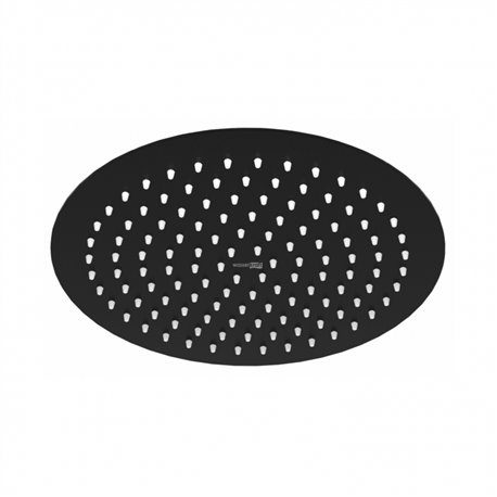 Верхний душ WasserKRAFT A258 круглый 248 мм, цвет черный матовый