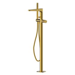 Смеситель WasserKRAFT Schunter 8221 для ванны напольный, цвет матовое золото