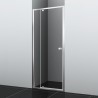 Душевая дверь WasserKRAFT Aula 11P12 распашная 100 см, профиль хром