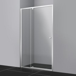 Душевая дверь WasserKRAFT Aula 11P13 распашная 110 см, профиль хром