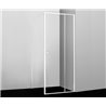 Душевой уголок квадратный WasserKRAFT Rhin 44S19 100x100x200 см, раздвижная дверь, белый профиль