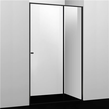 Душевая дверь WasserKRAFT Dill 61S05 120 см, раздвижная, профиль черный