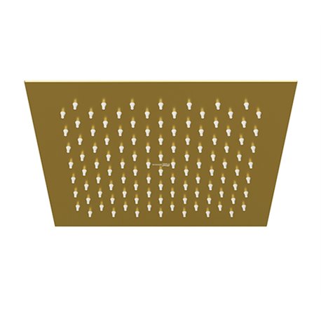 Верхний душ WasserKRAFT A198 квадратный 250х250 мм, цвет матовое золото