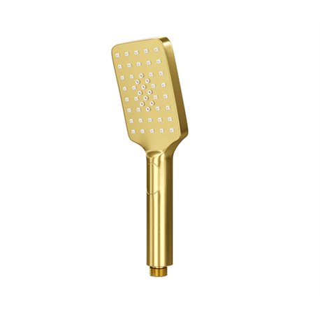 Лейка душевая WasserKRAFT A201 3-функциональная, цвет матовое золото