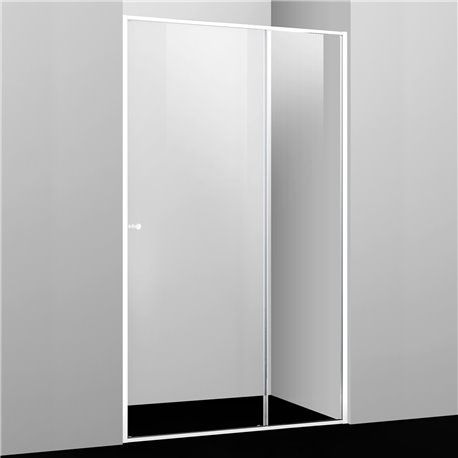 Душевая дверь WasserKRAFT Rhin 44S13 110 см, раздвижная, профиль белый