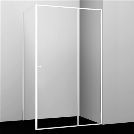 Душевой уголок прямоугольный WasserKRAFT Rhin 44S16 110x100x200 см, раздвижная дверь, белый профиль