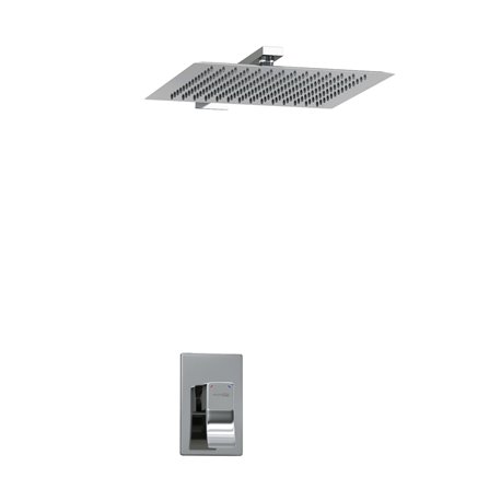 Встраиваемый комплект для душа с квадратным верхним душем WasserKraft А12118