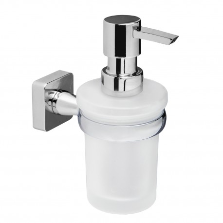Дозатор жидкого мыла навесной Wasser KRAFT Lippe K-6599